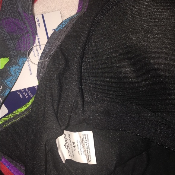 Dolfin Aquashape moderate scoop back color block - Picture 5 of 6